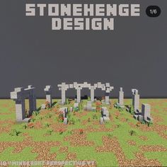 the stonehenge design for minecraft