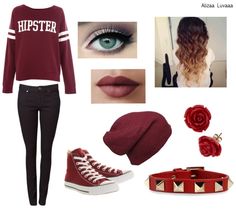 Maroon Autum http://www.polyvore.com/maroon_autum/set?id=125811922 Don’t Be Jealous Be Inspired, I’m Jealous Of People Who Get To See You Everyday, Wooly Jumper, Costume Inspirations, Brown Accessories, Dark Denim Jeans, Chunky Scarves, Dark Denim