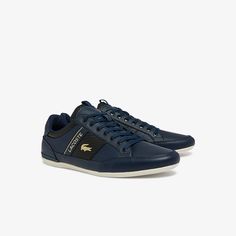 Classic Lace-up Patent Leather Sneakers, Formal Leather Sneakers, Lacoste Sneakers, Leather Sneakers Men, Lacoste Men, Tennis Court, Leather Sneakers, Piping, Carbon Fiber