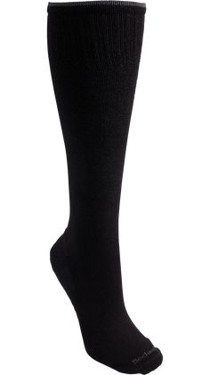 Many doctors recommend wearing graduated-compression socks on a daily basis to help promote circulation, energize tired, achy legs and to prevent and reduce swelling due to prolonged sitting, standing, or traveling. Patterned and solid socks feature triple-zone, anti-fatigue technology and a gradient compression of 15-20mmHg. Graduated compression socks with styleGraduated compression is tightest at the ankle and the pressure decreases gradually as it moves up the sockHelps to promote circulatio Supportive Compression Knee-high Socks, Comfortable Fitted Slip-resistant Socks, Comfortable Compression Knee-high Socks, Nursing School Supplies, Achy Legs, Compression Wear, Solid Socks, Vermont Country Store, Reduce Swelling