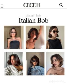 Soft Natural Short Hair, Revenge Haircut, Italian Bob Round Face, Soft Classic Haircut, Air Dry Short Hair, Short Hair Makeup Look, Iconic Short Hair, Hair Styles Hair Up, Short Hair Evening Styles