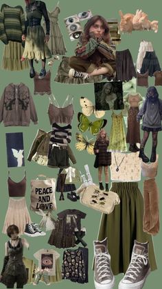 Gremlincore Outfits, Grunge Outfits Aesthetic, Mushroom Stuff, Slay Fits, Grunge Clothing, Fancy Things, Earthy Style