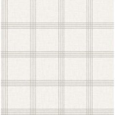 a white and grey plaid wallpaper pattern