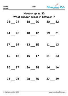 the worksheet for numbers to 40