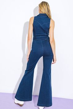 SKY FULL OF STARS DENIM JUMPSUIT l FLYING TOMATO | Flying Tomato Sky Full Of Stars, Sky Full