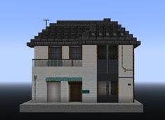 an image of a house in minecraft