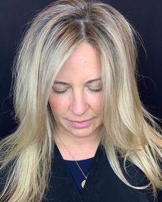 A Diffused Dark Root 2 Shadow Roots, Natural Brunette, Pearl Blonde