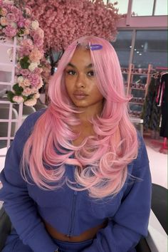 This 13x4 Pink lace wig offers a natural and comfortable fit, making it perfect for everyday wear. The light pink color adds a touch of elegance and versatility to any look. Crafted with high-quality materials, this lace wig provides long-lasting durability and style. Pink Lace Wig, Light Pink Hair, Pastel Pink Hair, Wig Styling, Affordable Wigs, India Love, Pink Wig, Hair Color Pink, Queen Hair