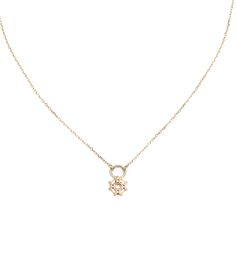 Never Ending - True Love : Fine Layer Necklace Refined Gold Diamond Necklace Gift, Timeless Yellow Gold Necklace With Flower Pendant, Timeless Yellow Gold Flower Pendant Necklace, Refined Gold Solitaire Necklace As Gift, Refined Gold Solitaire Necklace For Gift, Thread Chains, Belcher Chain, Layer Necklace, Gold Disc