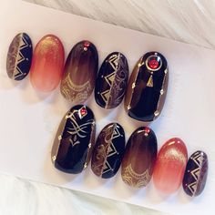 @korisNail on Twitter - Rose Nails, Prom Nails, Nail Art Tutorial, Gorgeous Nails, Pretty Jewellery