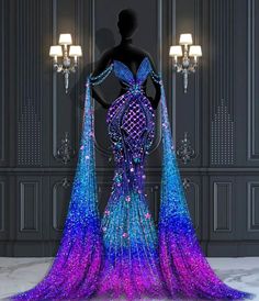 Galaxy Outfit Ideas, Dragon Dress, Magical Dress, Fashion For Girls, Christmas Dress Women, Stunning Prom Dresses, Fantasy Dresses, Glamour Dress, Fantasy Gowns