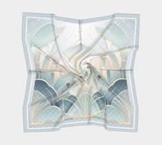 Step into the world of timeless elegance with our Jewels of Art Deco Silk Scarves Collection, where luxury meets versatility in a symphony of design. Each scarf in our collection is more than an accessory—it's a statement, a work of art that gracefully complements any ensemble with a polished, sophisticated flair. Pure Indulgence: Fashioned from 100% pure, super luxurious high-end silk habotai, our scarves are a touch of extravagance that you can drape around yourself, embodying comfort and luxu Elegant White Rectangular Scarves, White Square Silk Scarf As Gift, Elegant White Square Silk Scarf, Blue Elegant Rectangular Silk Scarf, Elegant Blue Rectangular Silk Scarf, Luxury Rectangular Scarves, Elegant White Square Scarf, Elegant Square Scarf Gift, Elegant Square Scarves For Gifts