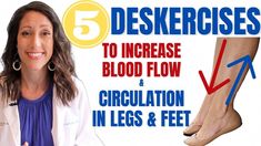 This video demonstrates 5 simple leg exercises that can be done at your desk or while seated to improve blood flow and circulation in your legs and feet. The... Improve Leg Circulation, Leg Circulation, Eating Quotes, Plant Styling, Leg Exercises, Leg Cramps, Poor Circulation, How To Get Better, Benefits Of Exercise