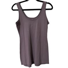 Made In Guatemala Cotton Spandex Blend Machine Washable B67 Stretch Purple Tank Top, Lavender Stretch Sleeveless Top, Lavender Sleeveless Stretch Top, Purple Stretch Tank Top, Casual Purple Stretch Tank Top, Casual Stretch Purple Tank Top, Purple Seamless Stretch Tops, Fitted Purple Tank Top For Loungewear, Purple Seamless Stretch Tank Top