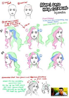 how to draw anime hair step by step with pictures and instructions for beginners in this video, you can learn how to draw anime hair