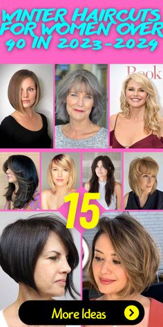 15 Chic Winter Haircuts for Women Over 40 in 2023-2024 Cool Haircuts For Women, Over 40 Hairstyles, Bob Haircuts For Black Women, Perfect Blonde Hair, Bob Haircut For Round Face, Bob Haircuts With Bangs, Layered Haircuts With Bangs