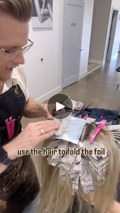 4.4K views · 4.1K reactions | This could be a great new tip or a great reminder 🙏
I remember learning this years ago and 16 years of doing hair and I still have to remind myself to do it. 

We get in such a hurry and foiling becomes so second nature. But from time to time this pops into my head mid appointment and when it does I think 🤔 I’m gonna share this on IG again. 
🌊
#Foils#blonde#blonding#hairtutorial#haireducation | Matt Taddeo|Hair Color Specialist| Irvine Ca Bleach Painting, Doing Hair, Hair Foils, New Tricks, To Color, Do It, Bleach, Hair Color