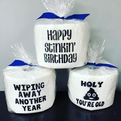 Toilet Paper Roll Bathroom Sign Toilet Paper Holder Designed Bag Gift For Men Gift For Him Boyfriend Gift Bathroom Decor. 1 Toilet Paper You Can Choose One Of These Signs Or Custom Your Phrase. The Design Is Only On The Outermost Sheet. This Roll May Be Used In Cases Of "Emergency." Ribbon Varies Based On Inventory. There May Be A "Royal Blue, Red, Pink Ribbon On The Tp Roll. Each Tp Roll Is Wrapped In Cellophane. Thanks Homemade Birthday Gifts, Christmas Toilet Paper, Gag Gifts Christmas, Funny Bathroom Signs, Funny Birthday Gifts, Funny Bathroom, 60th Birthday Party, Gift Valentine, 50th Birthday Gifts