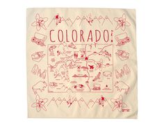 These versatile bandanas can be used for everything from a headband to a handkerchief, napkin, or even wall art! It's the perfect little souvenir from Colorado. • Available in navy, natural, red, and green. • 100% cotton. • Approximately 21 x 21. • Made in the USA. Designed and Printed in Brooklyn, NY. Red Cotton Handkerchiefs As Gift, Red Cotton Handkerchiefs For Gifts, Humboldt County, Cotton Bandanas, Tea Dyeing, Support Small Business, Star Patterns, Bandanas, Head Wraps