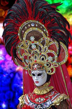 Venetian Costume, Dark Circus, Masquerade Masks