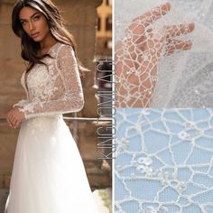 "New 2020 fabric lace Ivory embroidered bridal lace fabric 2020 Wedding beaded lace fabric Ivory sequins, beads fabric lace By the yard Tulle Fabric wedding dress Width standard 51\" (1. 30 m) Length 1 yard=0.91cm - 49 $ Color :base tulle fabric ivory + embroidery beads and sequins Note that each monitor has a different color rendition. The color in reality can be a little different! See lace in other categories: 1) Chantilly lace here https://etsy.me/2H3gqTg 2) Wedding lace here : https://etsy. White Lace Wedding Dress For Banquet, Lace Tulle Fabric With Sequins For Wedding, White Sequined Wedding Dress For Banquet, Wedding Sequin Lace Fabric With Lace Patchwork, Lace Wedding Dress With Sequins, Fitted Lace Wedding Dress With Sequins, Wedding Sequin Lace Fabric With Delicate Lace Details, Fitted Lace Sequin Fabric For Wedding, Ivory Embroidery