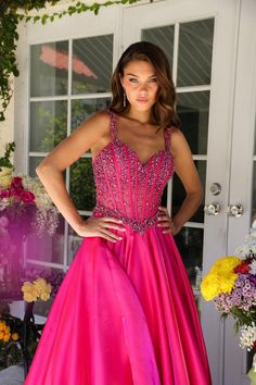 Ava Presley Long dress Plastic Dress, Long Formal Dress, Prom Dress Stores, Prom Dress Styles, Prom Designs, Designer Prom Dresses, Pageant Dress, Pink Prom Dresses, Dress Images