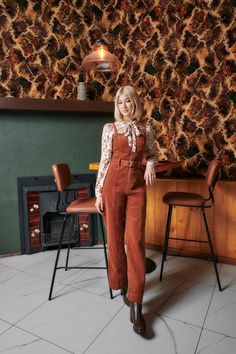 Delilah Corduroy Jumpsuit – Princess Highway 70s Fashion Tops, Fashion Inspo Outfits 70s, Mcm Fashion, Overalls Corduroy, 70s Jumpsuit Outfit, Corduroy Fashion, Retro Holiday Outfit, Corduroy Jumpsuit Outfit, Dressy Overalls Outfits