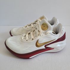 Nike Womens Air Zoom Gt Cut 2 Sisterhood Shoes Fn0299-121 Size 11 Summit White Metallic Gold Condition: New Without Box.