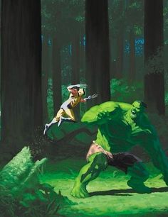 Marvel Wolverine, Hulk Art, Hulk Comic, Wolverine Art, The Incredible Hulk, Marvel Artwork, The Hulk, Wolverine Marvel, Bd Comics