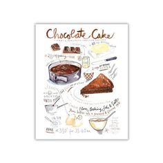 a poster with different types of chocolates and other things to eat on the table