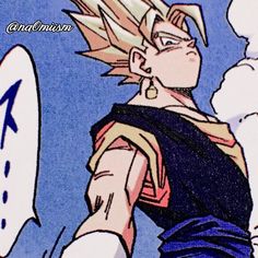 a drawing of a young man with an arrow in his hand and the words dragon ball above him