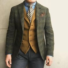 Dapper Outfit, Good Morning Today, Mens Fashion Blazer, Mens Attire, Dapper Style, Traje Casual, Fashion Suits, Mode Chic