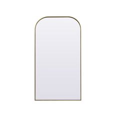 an arch shaped mirror on a white background