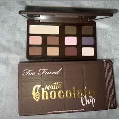 New , Untouched ‘ Discontinued Eyeshadow Pallet Two Faced Pallets, Affordable Eyeshadow Palettes, Discontinued Makeup, Pallet Color, Two Faced, Lots Of Makeup, Too Faced Makeup, Eyeshadow Pallets, Matte Eyeshadow