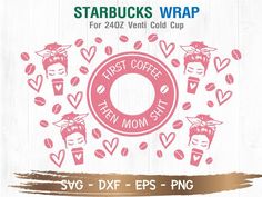 the first coffee then mom svg bundle