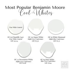 benjamin moore cool whites, super white, white diamond, decorators white, pure white, modern white paint colour, best white paint Super White Paint Benjamin Moore, White Diamond Paint Benjamin Moore, Marble White Benjamin Moore, Benjamin Moore Cool Whites, Best Benjamin Moore Whites For Walls, Benjamin Moore White Diamond, White Diamond Benjamin Moore, Pure White Benjamin Moore, Super White Benjamin Moore