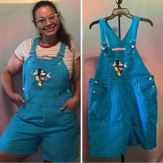 Vintage, 90’s, Disney The Brand Is Mickey Unlimited Mickey Mouse Overalls! I Couldn’t Find A Stock Photo, So Modeled By Me! (I’m About A Size 12 In Real Life) Amazing Color. Perfect For A Day At The Disney Parks Or Disney Cruise Line. Disney Adults This Is For You!!!! Approximate Measurements In Photos. Mickey Mouse Overalls, Jean Overalls, Vintage Mickey Mouse, Disney Cruise Line, Disney Cruise, Overall Shorts, Disney Parks, Size 12, Overalls