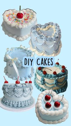 there are many different types of cakes on this page