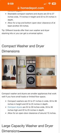 an advertisement for a dryer that is in the process of being cleaned