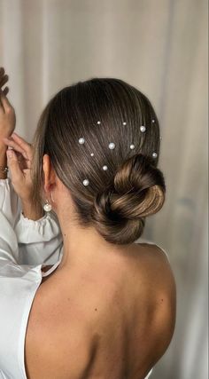 Sleek Prom Hair, Dance Competition Hair, Hairstyles With Flowers, Flat Twist Hairstyles, Formal Hairstyles For Long Hair, Wedding Bun Hairstyles, Elegant Wedding Hair