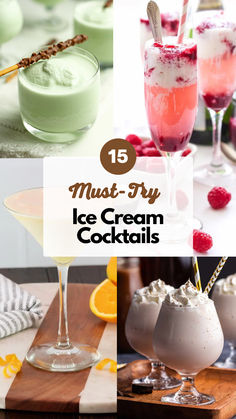 Ice Cream Cocktails Ice Cream Cocktails Alcohol, Cocktails With Ice Cream, Ice Cream Drink Recipes, Ice Cream And Alcohol Drinks, Ice Cream With Alcohol, Ice Cream Alcohol Drinks, Ice Cream And Alcohol, Rum Ice Cream Recipe, Drinks With Ice Cream