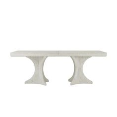 a white marble table with two legs on the top and one leg raised to the side