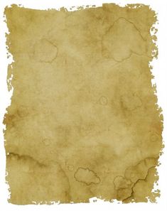 an old parchment paper texture with some stains on the edges and one corner that has been torn off