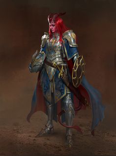 Tiefling Paladin, Dnd Paladin, Npc Art, Oc Fashion, Fantasy Ideas, Pathfinder Character, Rpg Horror, Character Images, Rpg Characters