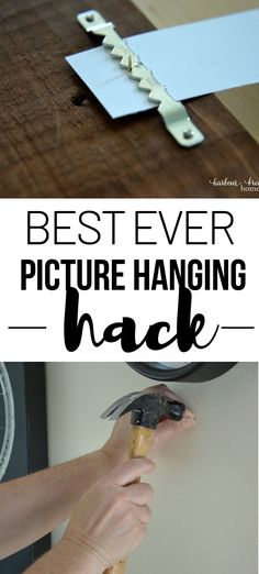 the best ever picture hanging hack is an easy and cheap way to hang pictures without nails