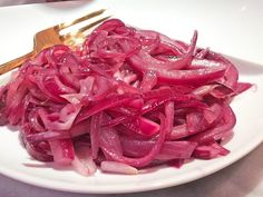 Caramelized Red Onions with Balsamic Vinegar or Red Wine