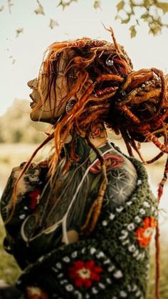 Red Dreads, Hippie Dreads, Hair Dreads, Yoga Studio Design, Tree Spirit, Pinterest Hair, Badass Style, Women's Hairstyles