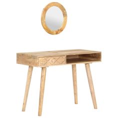 The simplistic wooden dressing table is a perfect choice for your bedroom. The dressing table is made of solid mango wood, a tropical hardwood with the strength to bear the weight. It also stands the wear and tear of time, making it stable and durable. The craftsmanship and the beautiful wood grains make every piece of furniture unique and slightly different from the next. The makeup desk features a drawer and a compartment providing ample storage space for keeping your essential items organized Wooden Dressing Table, Furniture Unique, Makeup Desk, Bedroom Dressing Table, Dressing Table Mirror, Davao, Wood Vanity, Vanity Desk, Solid Mango Wood