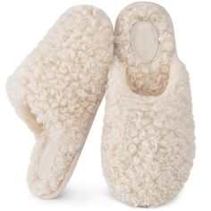 PRICES MAY VARY. CHIC & ELEGANT DESIGN: The incredibly fluffy curled hair adds a stylish touch to our slippers. The slip-on design increases ease of wearing.They are suitable for all seasons and go well with your various outfit styles COMFORTABLE MATERIALS: Soft curly faux wool upper with faux shearling lining, this slipper can keep your feet warm and comfortable. The lining material also has the effect of absorbing moisture, which makes your feet dry HIGH-DENSITY MEMORY FOAM: For all-day comfor House Slippers Outfit, Aesthetic House Shoes, Fluffy Curled Hair, Office Slippers, House Slippers Womens, Foam House, Curled Hair, Fluffy Slippers, Indoor Slippers