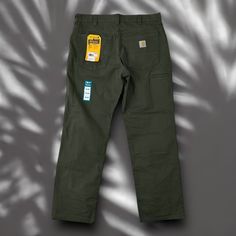 34 X 30 Carhartt Pants Nwt No Flaws Carhartt Pants, Men Carhartt, Pants Color, Chinos Pants, Mens Pants, Man Shop, Pants, Green, Color